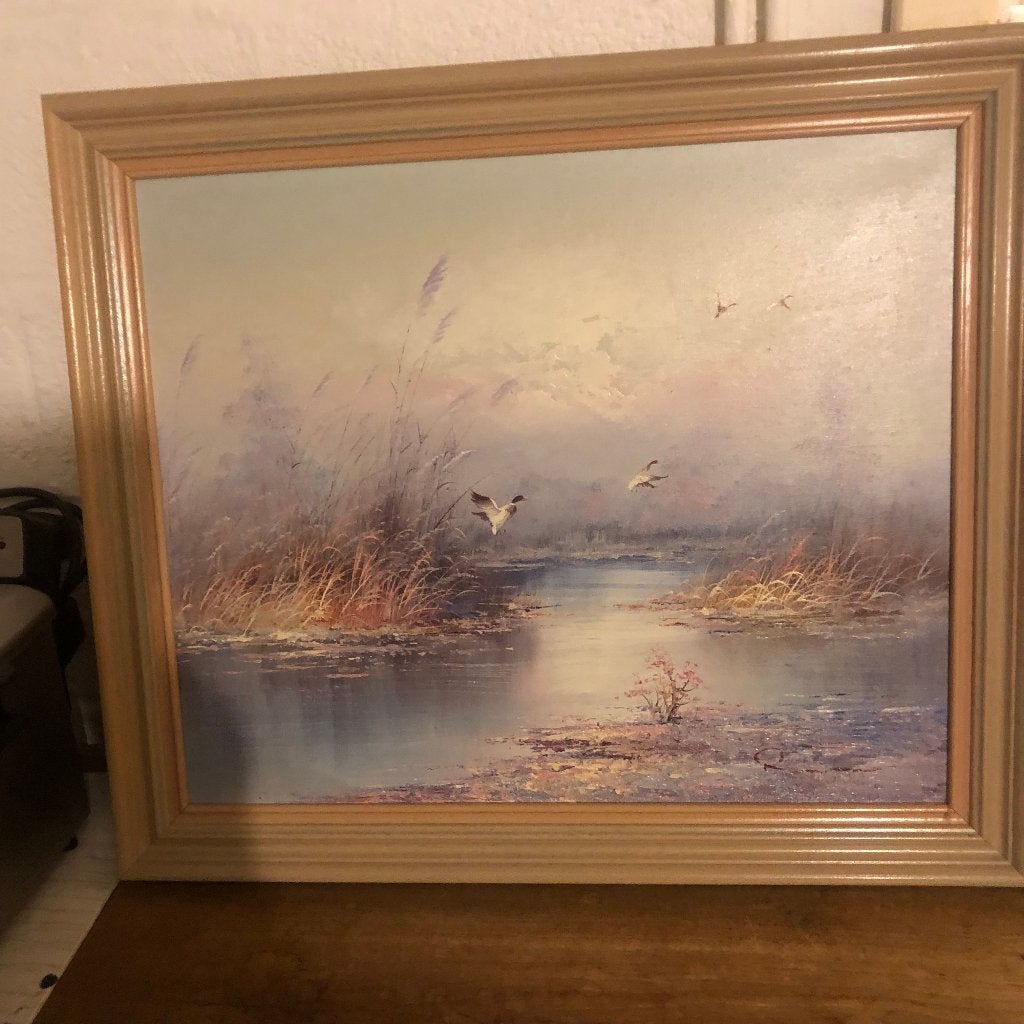 schilderijen, Antiek en Kunst, Kunst | Schilderijen | Klassiek, Doek, Ophalen of Verzenden, Landschap, Olieverf