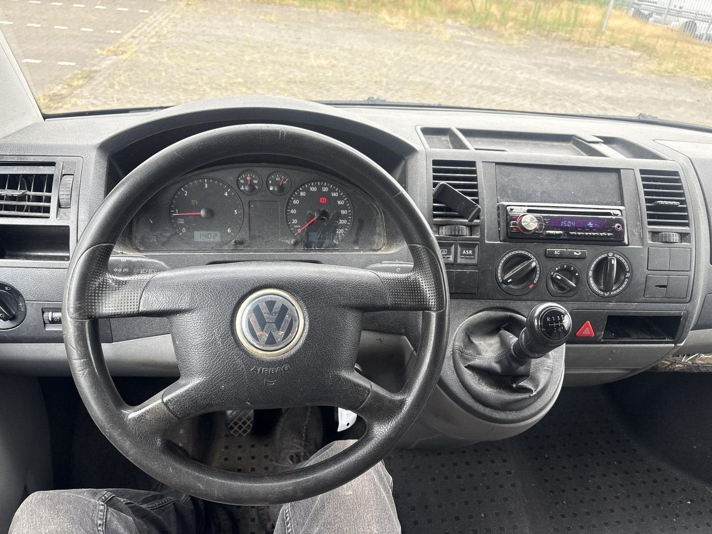 Volkswagen Transporter 1.9 TDI 300 Budgetline Dubbel Cabine, Auto's, Bestelwagens en Lichte vracht, ABS, Bedrijf, Zilver of Grijs