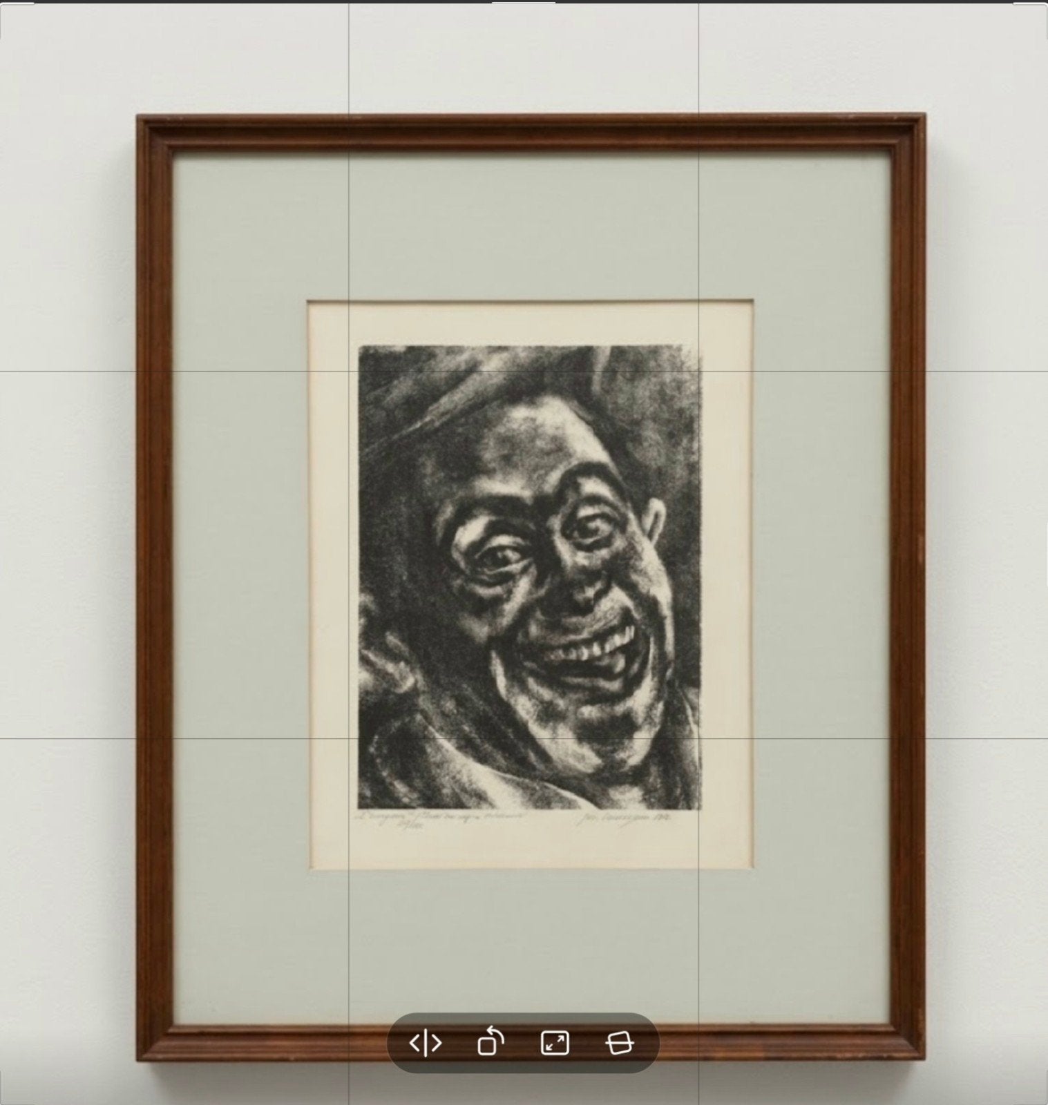 Jos Verdegem (1933) Originele litho 'L'Auguste Porto' 20/40, Personages en Fantasiefiguren, Gesigneerd, Ophalen of Verzenden, Ets