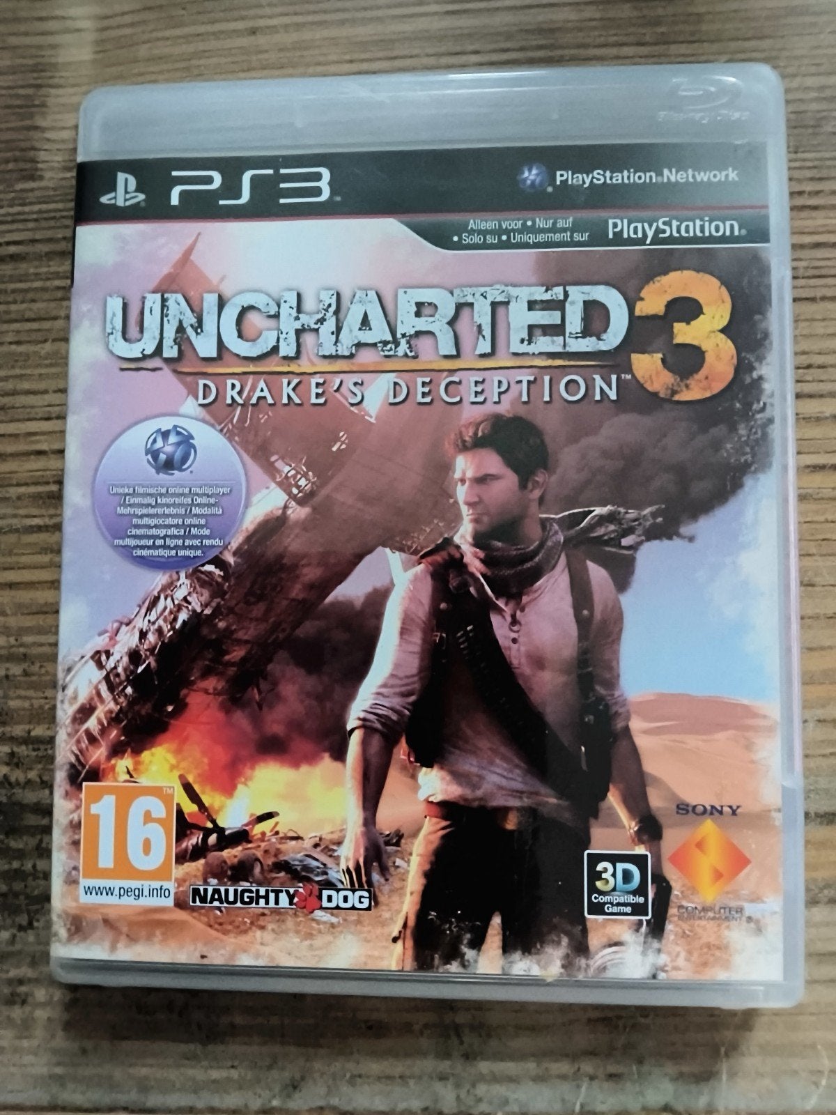 Uncharted 3 Drake's Deception - PlayStation 3, Enlèvement ou Envoi, 1 joueur, Aventure et Action, Comme neuf