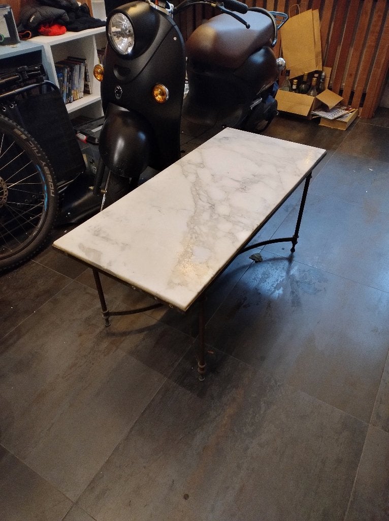 vintage franse salontafel, Ophalen