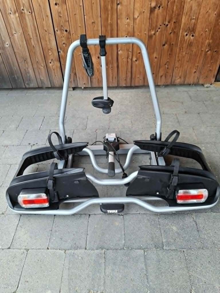 Thule fietsdrager electrische fietsen, Auto diversen, Fietsendragers, Ophalen, 2 fietsen, Zo goed als nieuw, Trekhaakdrager