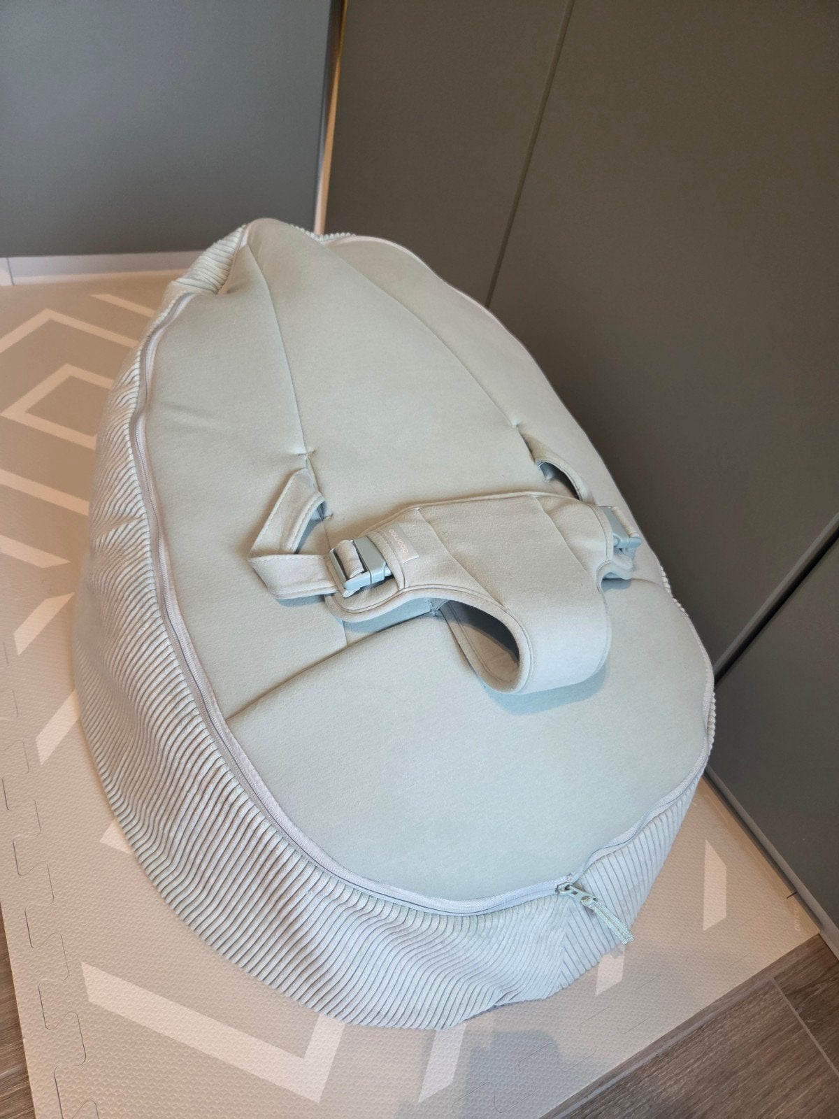 Doomoo Seat’n Grow babyzitje mintgroen, Kinderen en Baby's, Wipstoeltjes, Ophalen, Zo goed als nieuw, Overige merken, Met gordel(s) of riempje(s)