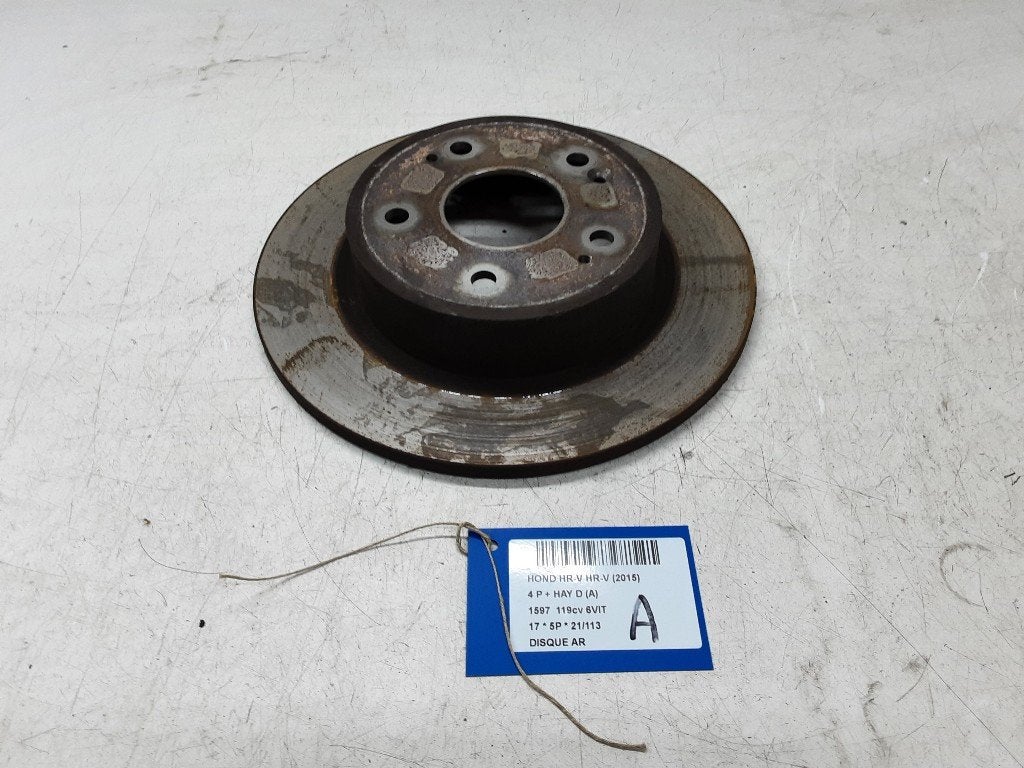 FREIN DISQUE ARRIÈRE Honda HR-V (RU) (01-2015/-), Honda, Mevr. I. Hauben, Utilisé, Rue de l'Espoir 34 34
4030  GRIVEGNÉE, BE