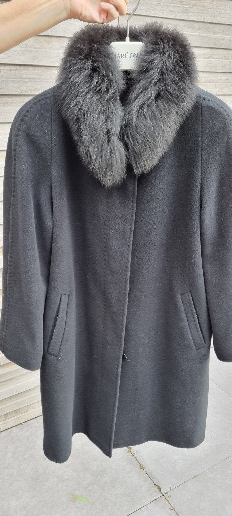 Mantel, Kleding | Dames, Zwart, Ophalen of Verzenden, Gedragen, ANDERE
