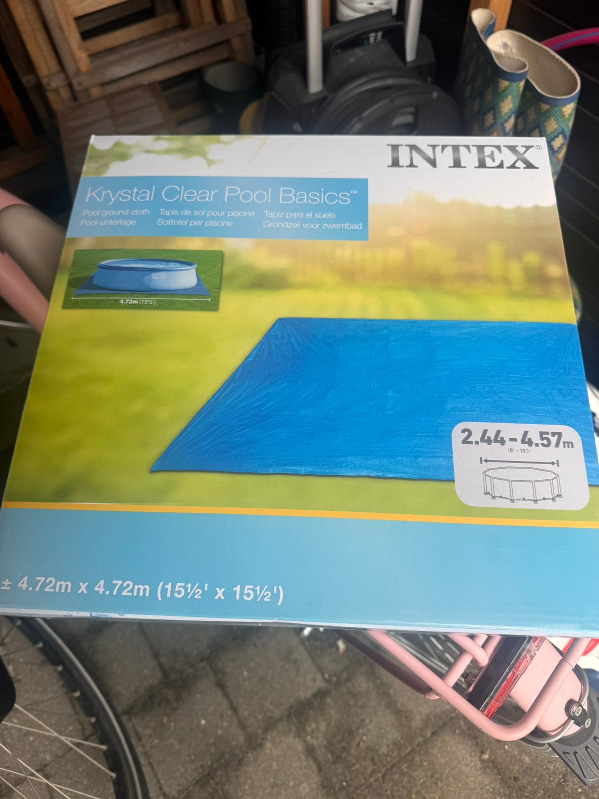 Intex grondzeil, Ophalen, Zo goed als nieuw, Grondzeil