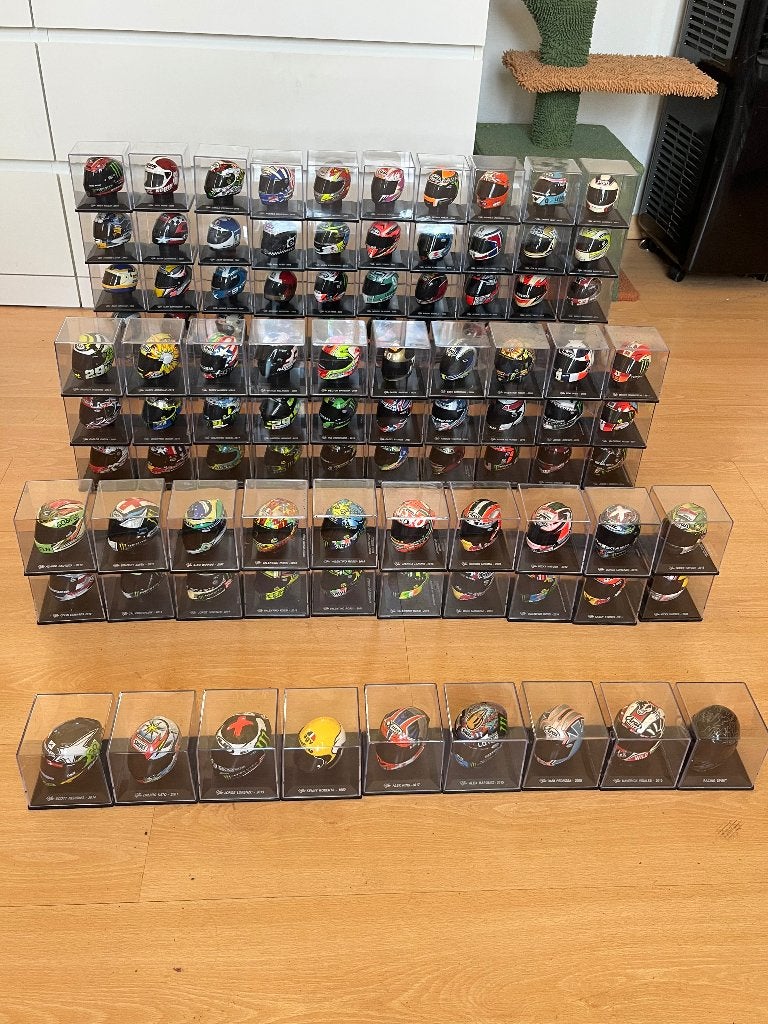 Casques moto gp collection Altaya, Collections, Enlèvement, Comme neuf