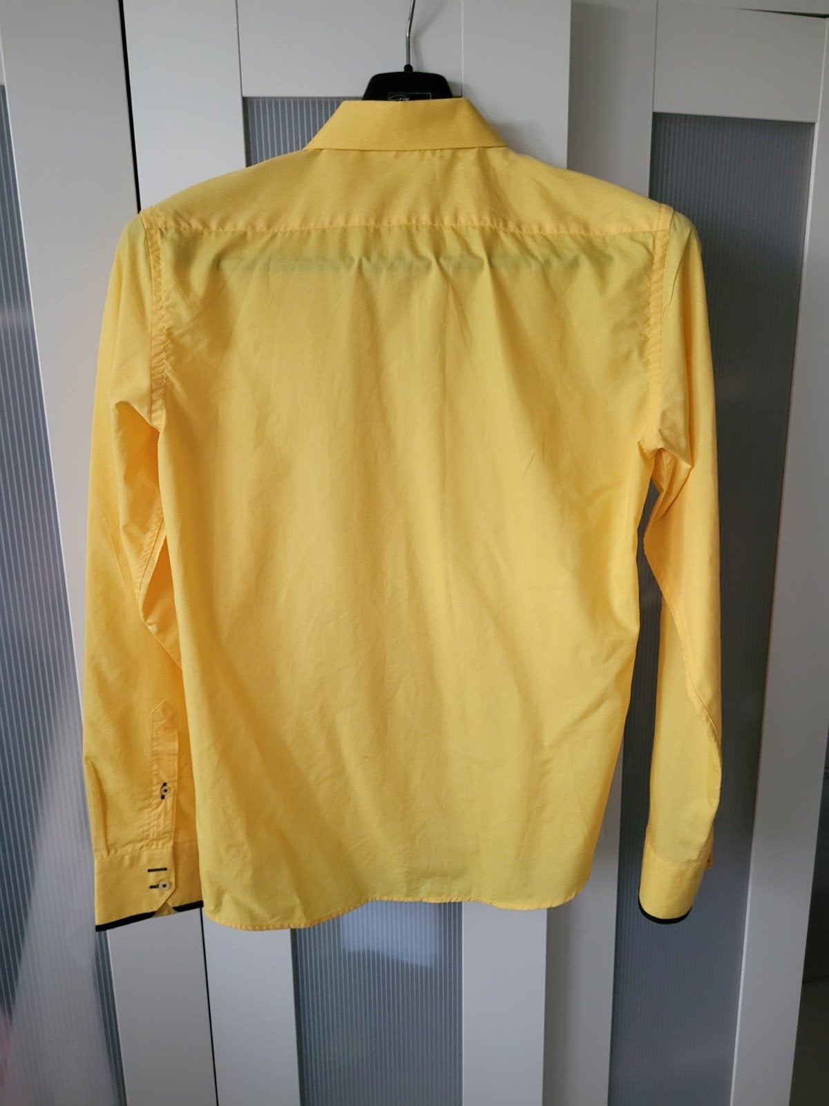 Herenhemd en jas in zeer goede staat, Voir fhoto, Geel, Zo goed als nieuw, Halswijdte 39/40 (M)