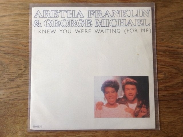 single aretha franklin & george michael, 7 inch, Housse de protection extérieure, R&B et Soul, Enlèvement ou Envoi