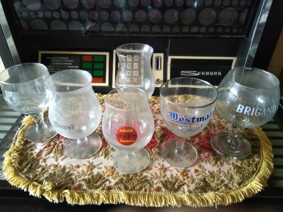 drinkglazen, Collections, Enlèvement