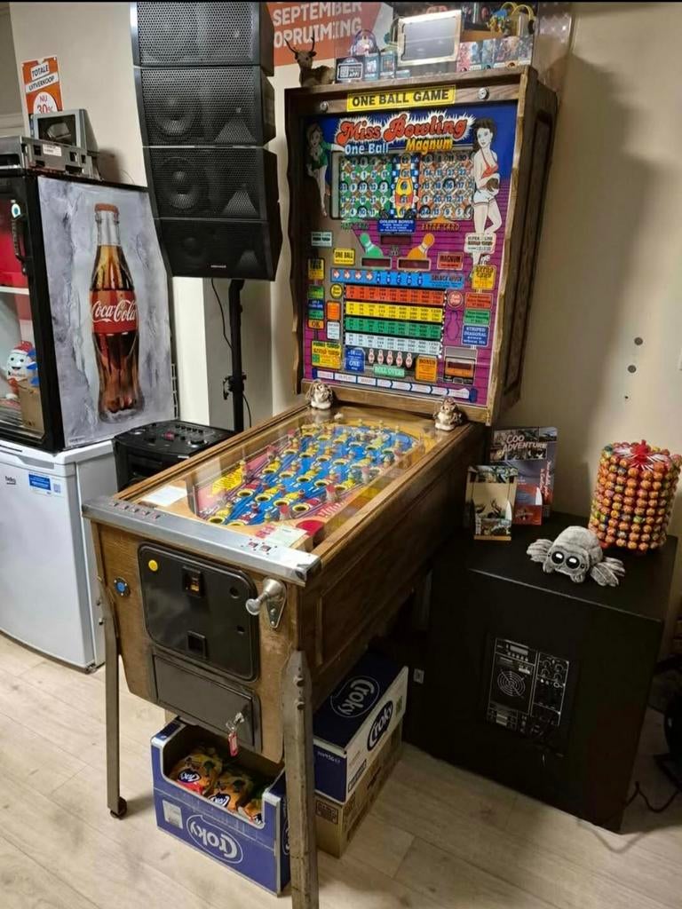 Bingo kast miss bouwling one ball magnum, Ophalen