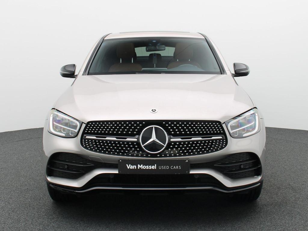 Mercedes-Benz GLC 200 d Coupé AMG LINE + LEDER + OPEN DAK +, Autos, 167 g/km, Argent ou Gris, Euro 6, Entreprise
