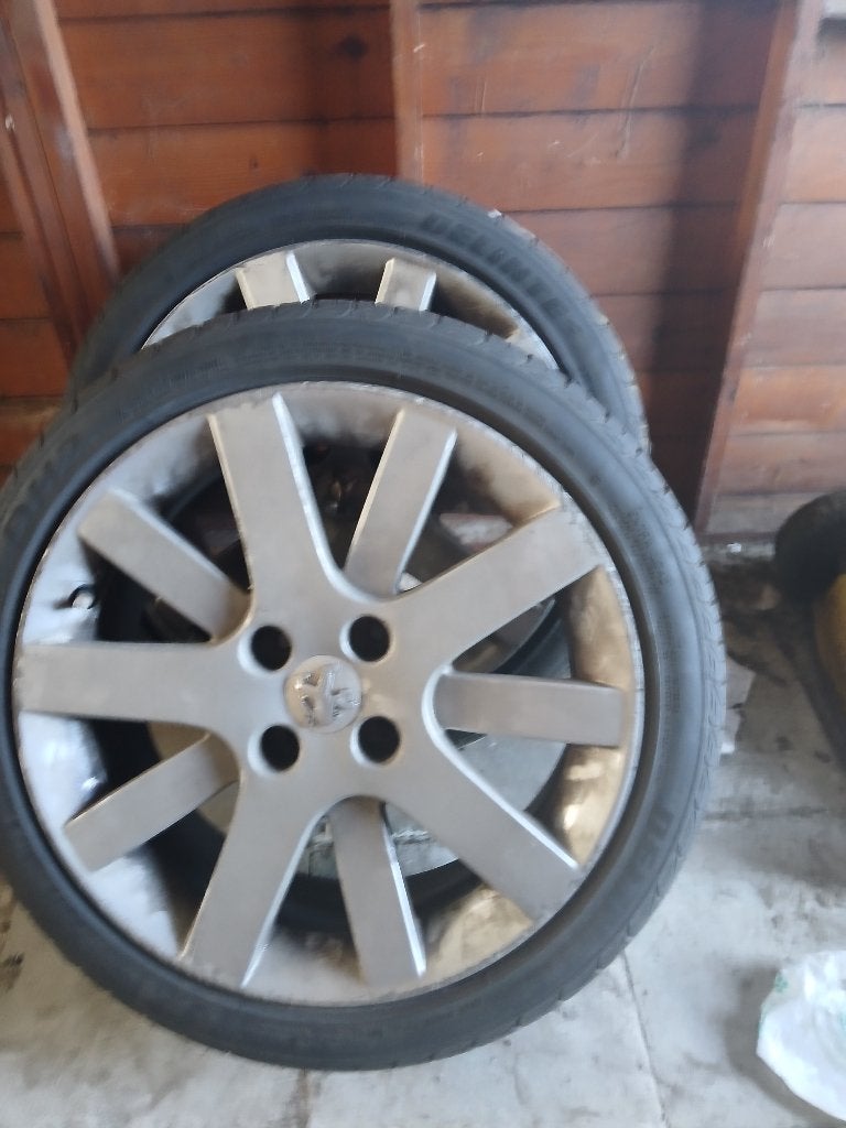 4 Jantes alu Peugeot 207 CABRIO, Véhicule de tourisme, Pneus été, 205 mm, 17 pouces