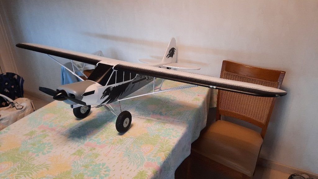FMS-1/8- PA- 18 Super Cub V2 1700mm., Hobby en Vrije tijd, Ophalen, Zo goed als nieuw, Elektro, RTF (Ready to Fly)