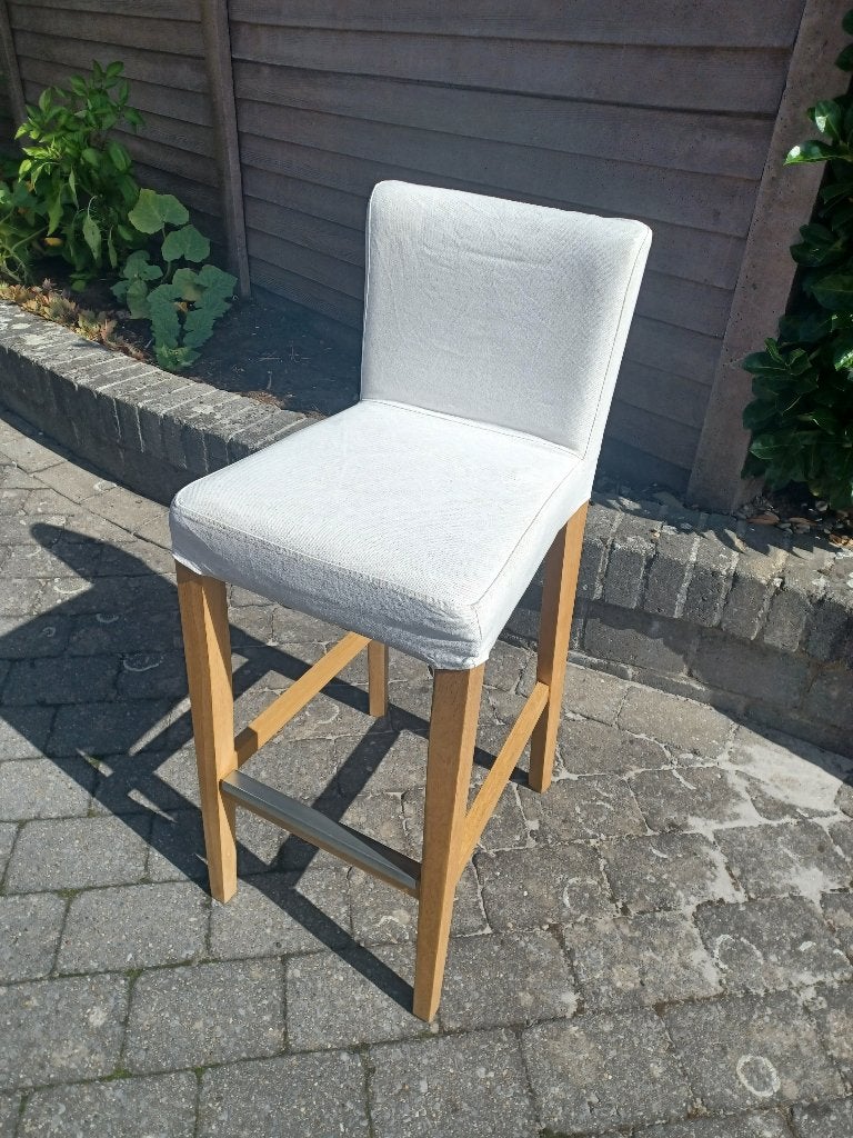 Barkruk Ikea, Huis en Inrichting, Barkrukken, Ophalen, Gebruikt, Met voetsteun, Hout
