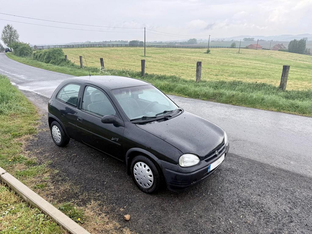 Opel Corsa Oldtimer “Gekeurd”, Auto's, Opel, Particulier, Corsa, Benzine, Stadsauto, 3 deurs, Handgeschakeld, Zwart, Grijs, Stof