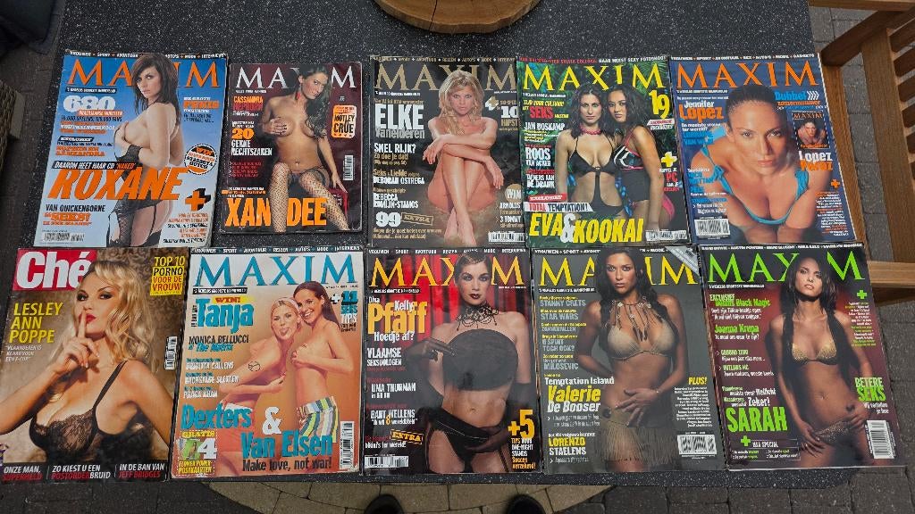 9 x magazine Maxim 1 x Ché, Ophalen of Verzenden