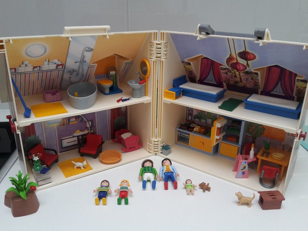 Groot Playmobil huis met toebehoren, 5167, 65 onderdelen, Enlèvement, Comme neuf