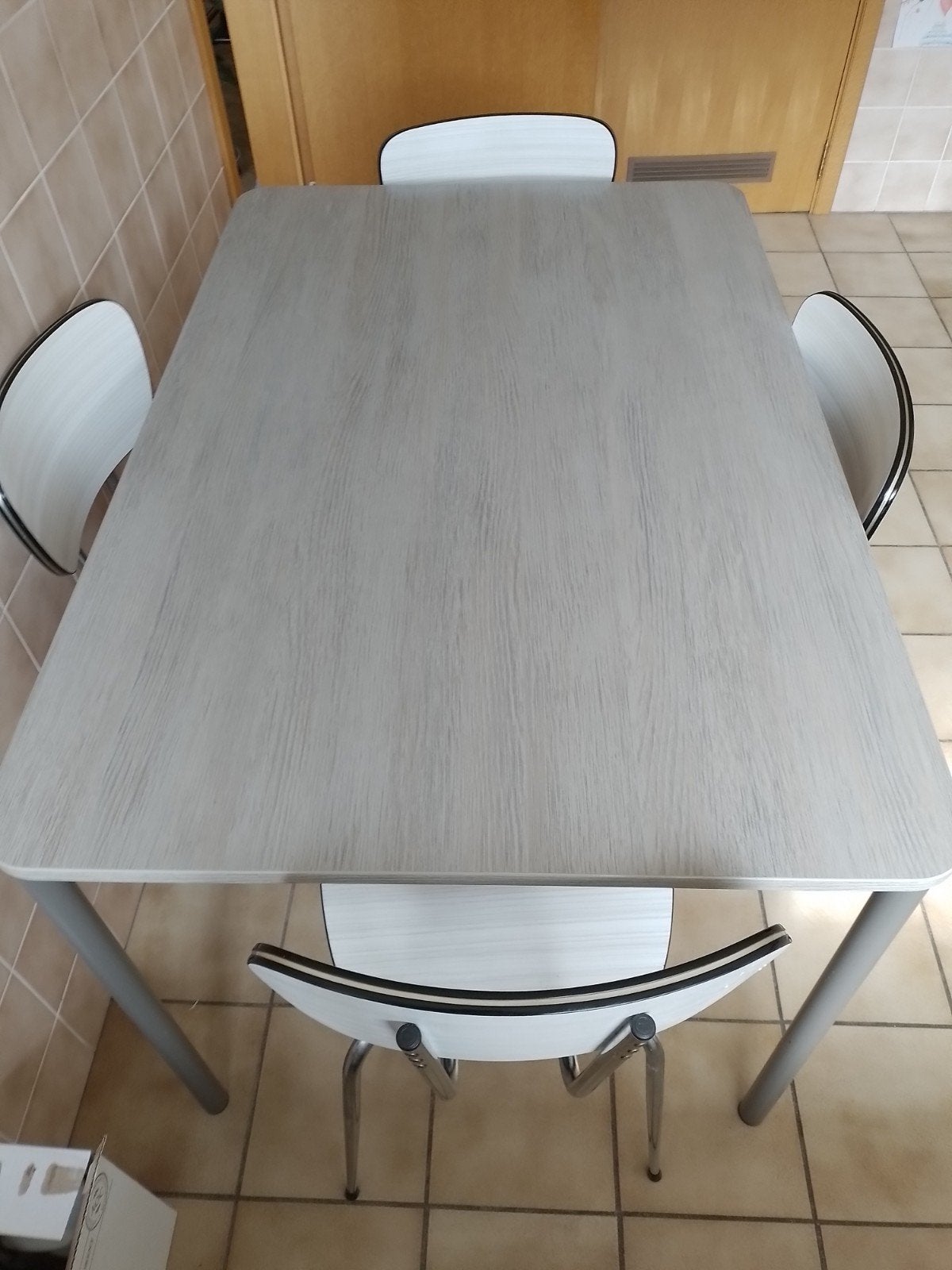 Keukentafel met stoelen, Ophalen, Gebruikt