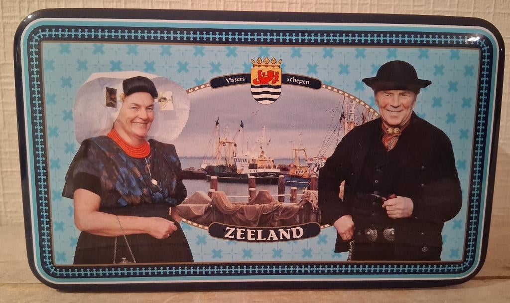 blikken doos boterbabbelaars - Zeeland, Verzamelen, Blikken, Ophalen of Verzenden