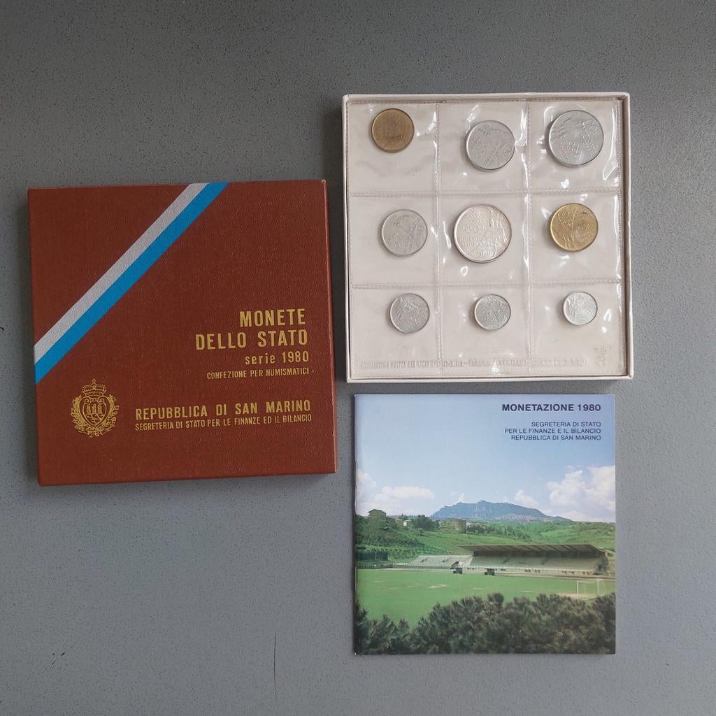 Muntdoos / Italië, San Marino / 1980 / 500 L (Zilver) / B.U, Ophalen of Verzenden, Italië, Losse munt, Zilver
