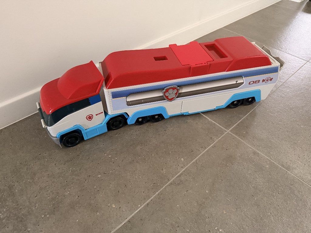 Speelgoedauto bus paw patrol, Kinderen en Baby's, Ophalen, Zo goed als nieuw