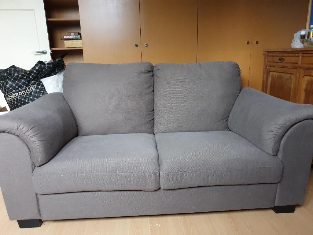 Canapé 2 places gris par Ikea, 75 à 100 cm, Comme neuf, Enlèvement, Modern
