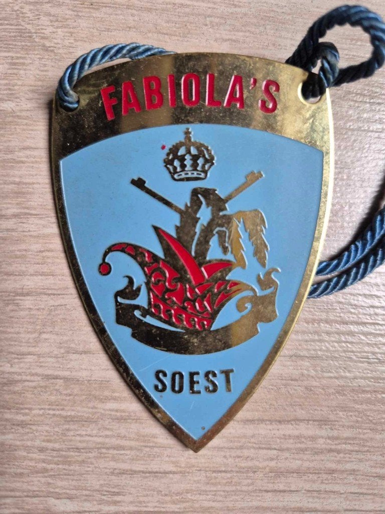 Carnaval medaille Fabiola's Soest, Ophalen of Verzenden