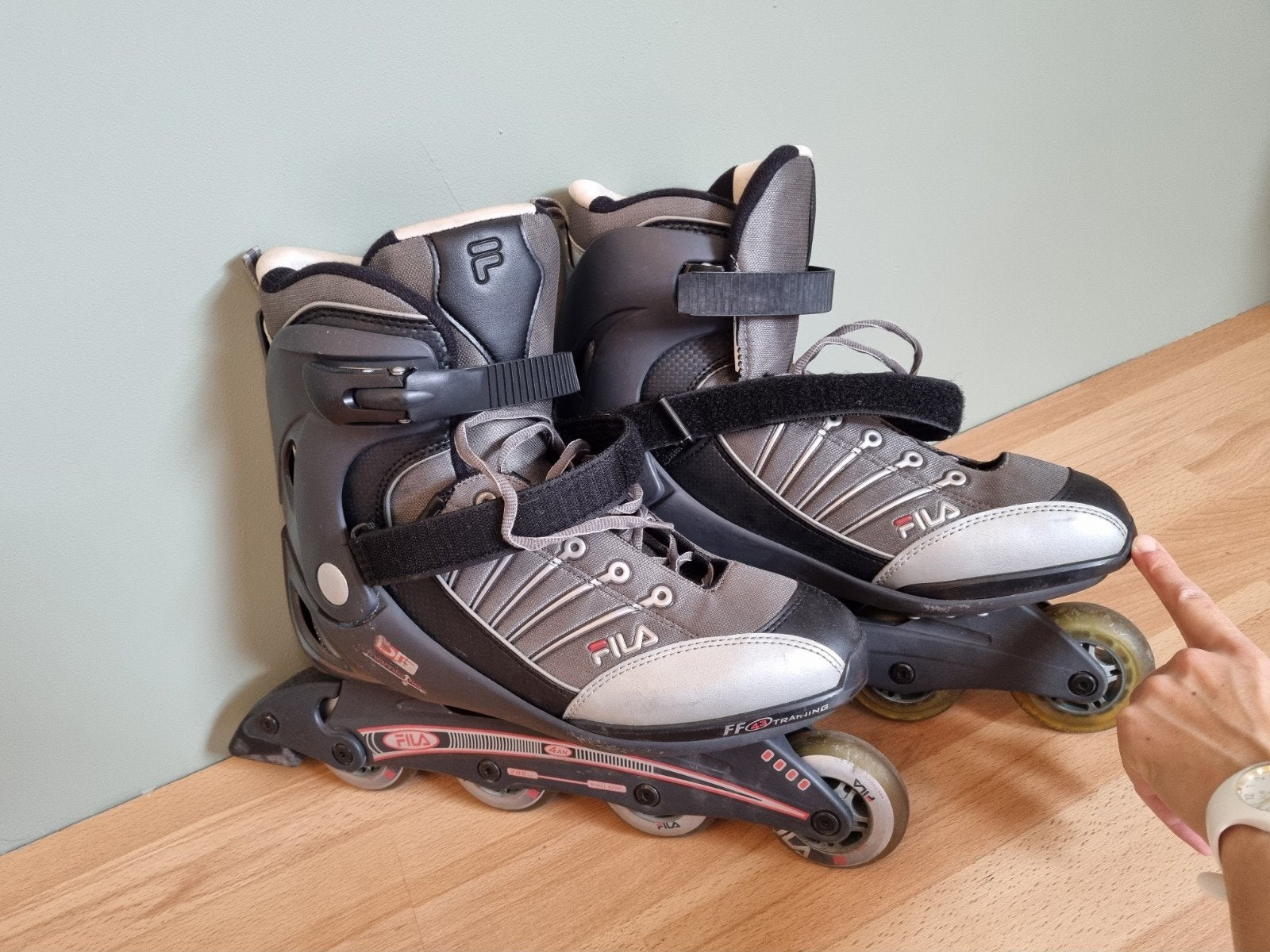 Fila skeelers, inline skates maat 44, Sport en Fitness, Ophalen, Heren, Zo goed als nieuw, Inline skates 4 wielen