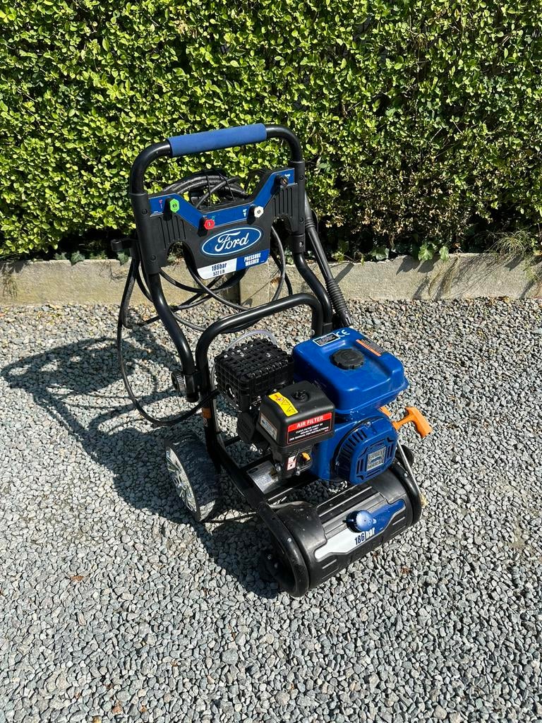 Mobiele Ford hogedrukreiniger op naft, Jardin & Terrasse, Nettoyeurs haute pression, Enlèvement, Comme neuf, Essence, Ford