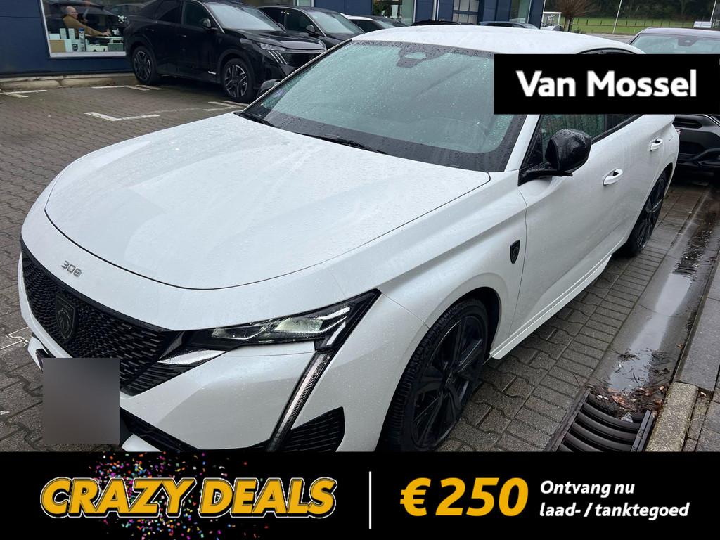 Peugeot 308 1.6 Hybrid 225 S&S EAT8 GT, Auto's, Gebruikt, Zwart, 4 cilinders, 1600 cc