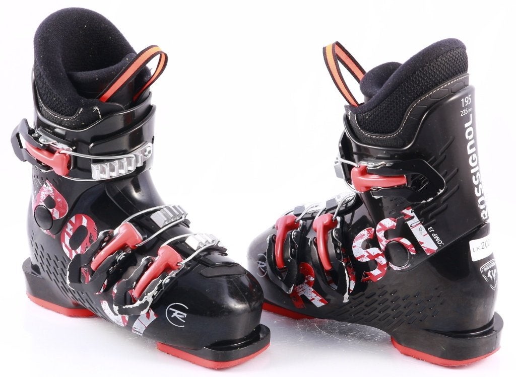 30; 30,5 EU kinder skischoenen ROSSIGNOL COMP J3, black/red, Gebruikt, Verzenden, Rossignol, Schoenen