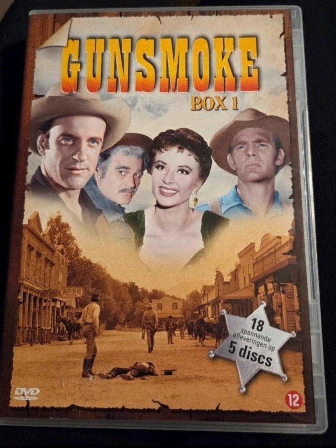 Gunsmoke Box 1 ' DVD Boxset, Enlèvement ou Envoi, Anglais, Western, À partir de 12 ans