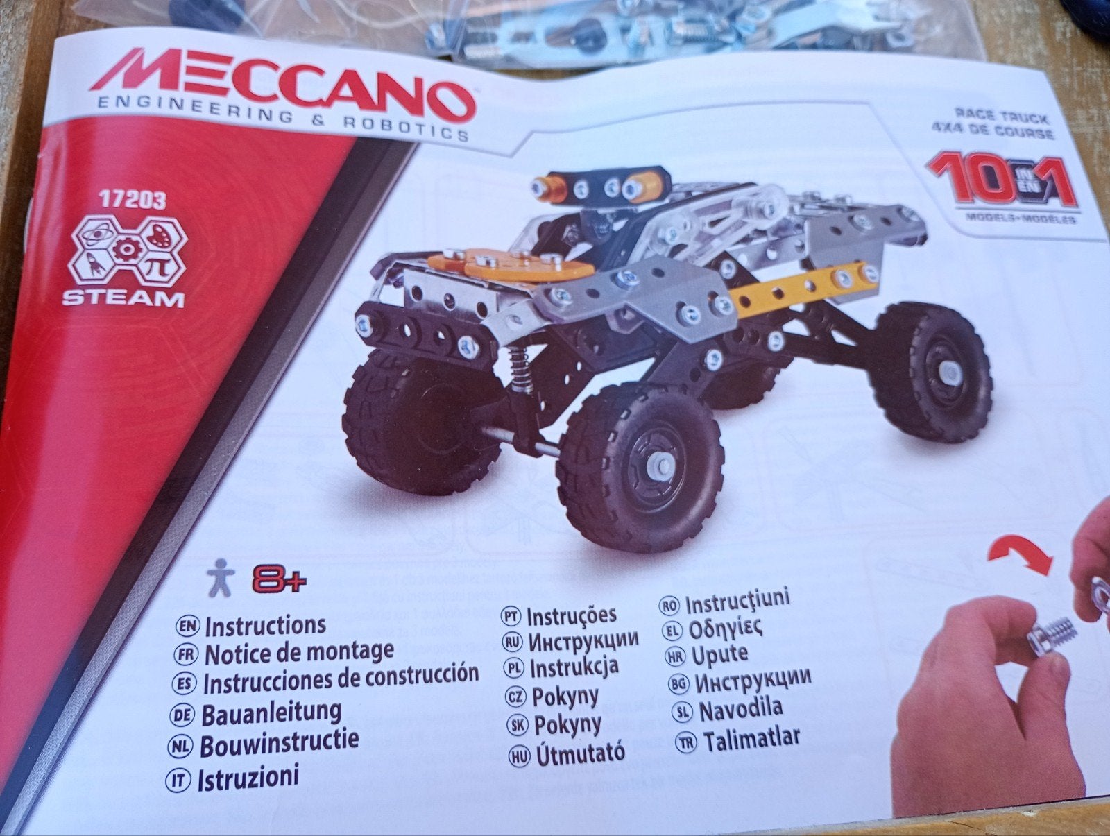 Meccano race truck 4x4, Enlèvement ou Envoi