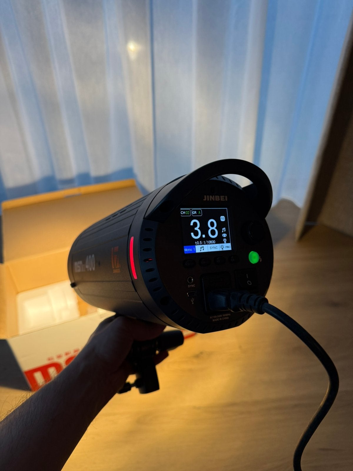 Studioflitser Jimbei MSN III 400, Ophalen, Zo goed als nieuw