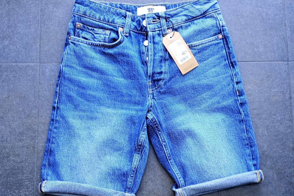 nieuwe jeans short America today maat XS, Vêtements | Hommes, Neuf, Enlèvement ou Envoi, W32 (confection 46) ou plus petit, Bleu