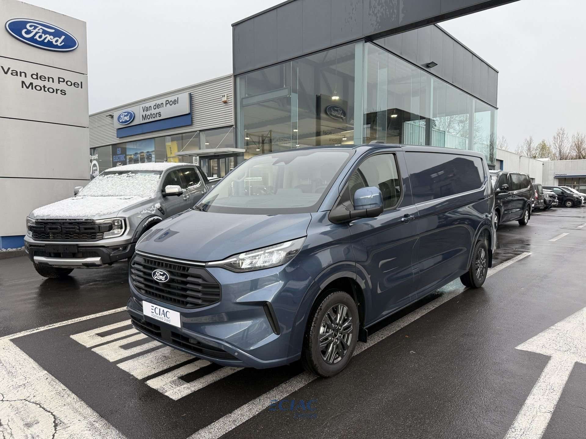 Ford Transit Custom 320L LWB Limited AUT -  Garantie tot 202, Automaat, Blauw, USB, Bedrijf