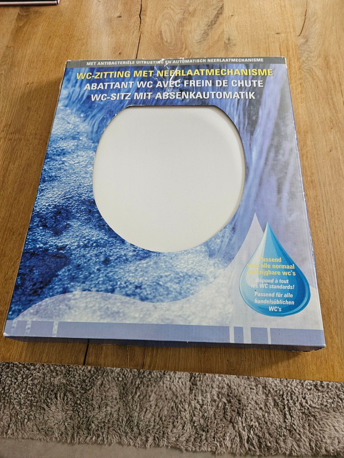 nieuwe witte WC bril, Ophalen of Verzenden, Nieuw, Toilet