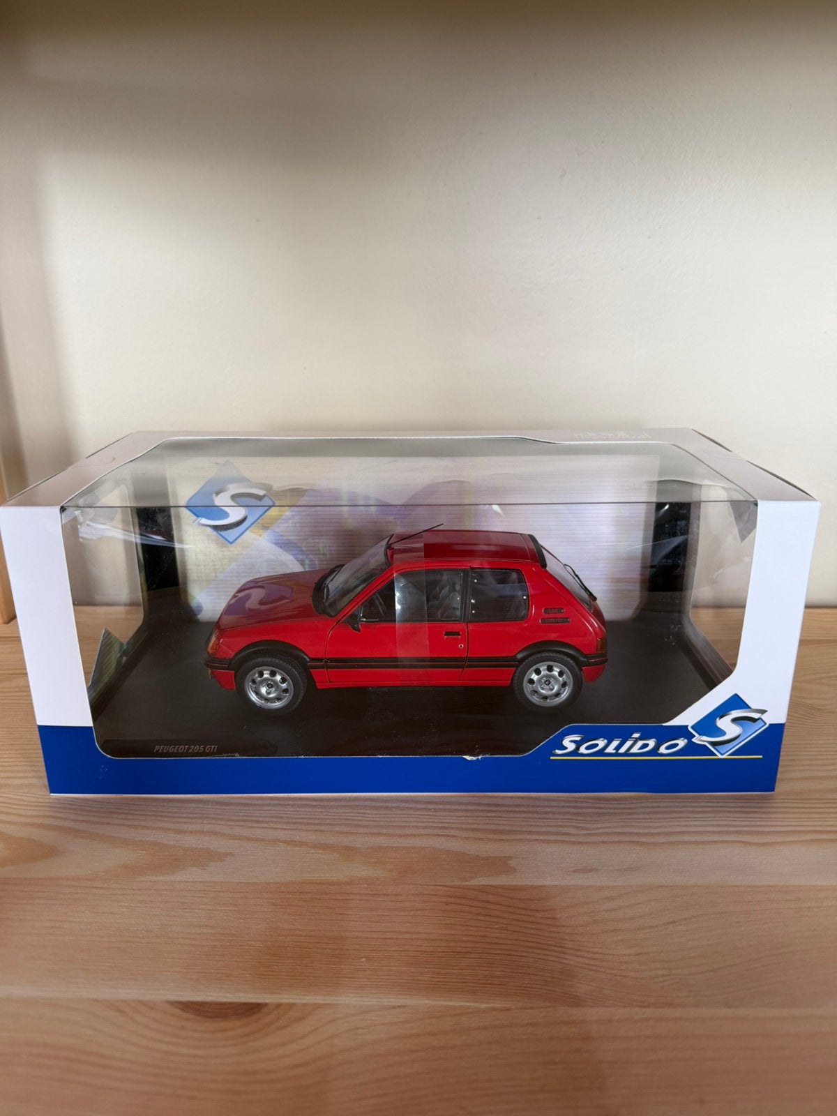 Solido Peugeot 205 GTI, Ophalen of Verzenden, Zo goed als nieuw, Solido
