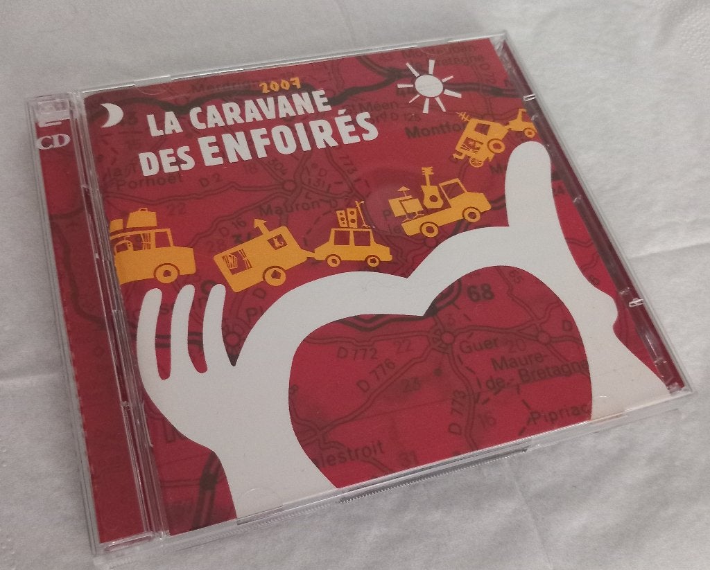 La caravane des enfoirés (Live, 2 CDs) - 2007, Pop, Album live, Comprend un livret, Comme neuf