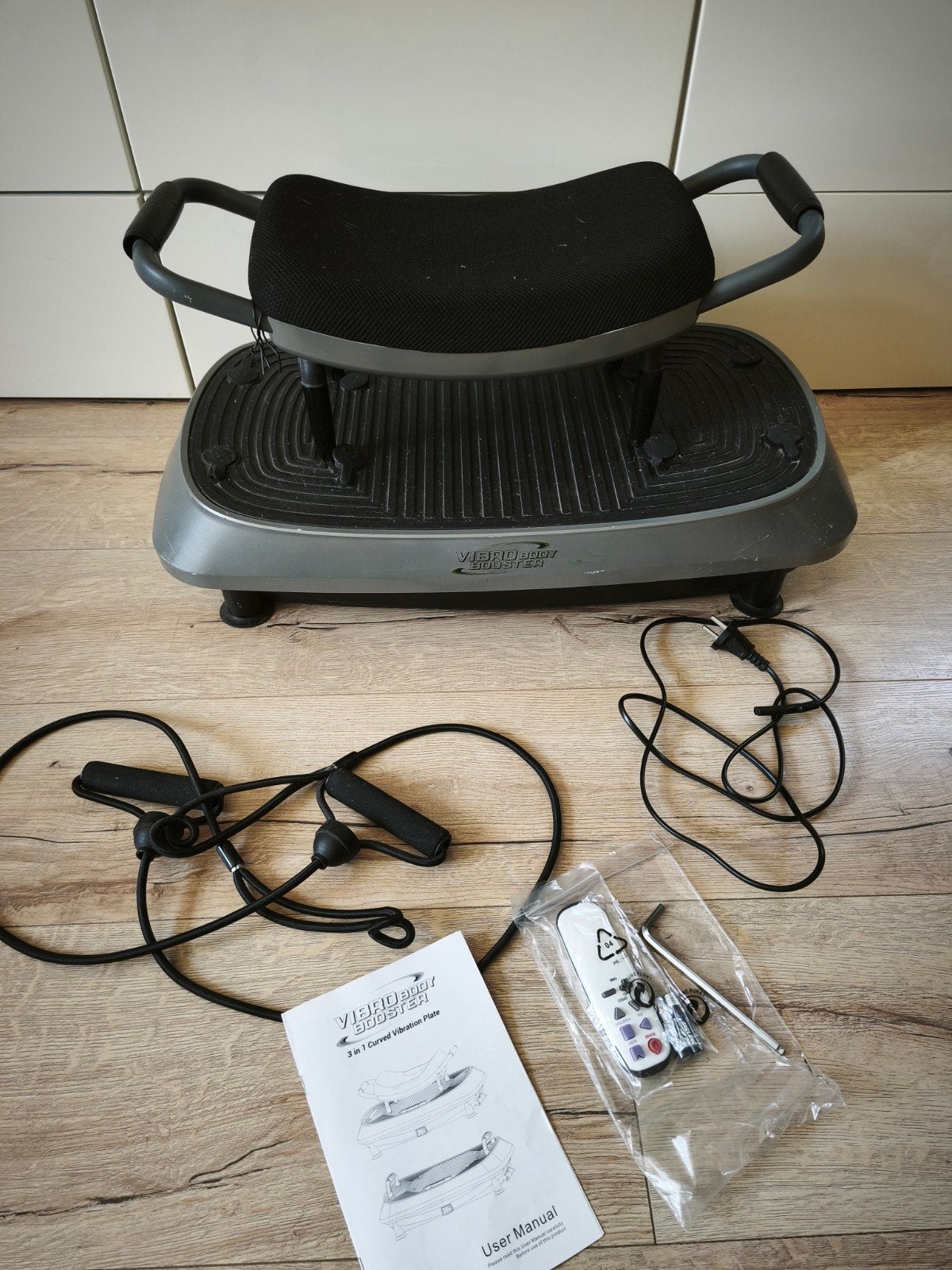 Trilplaat met Accesoires Vibro Body Booster, Enlèvement, Comme neuf