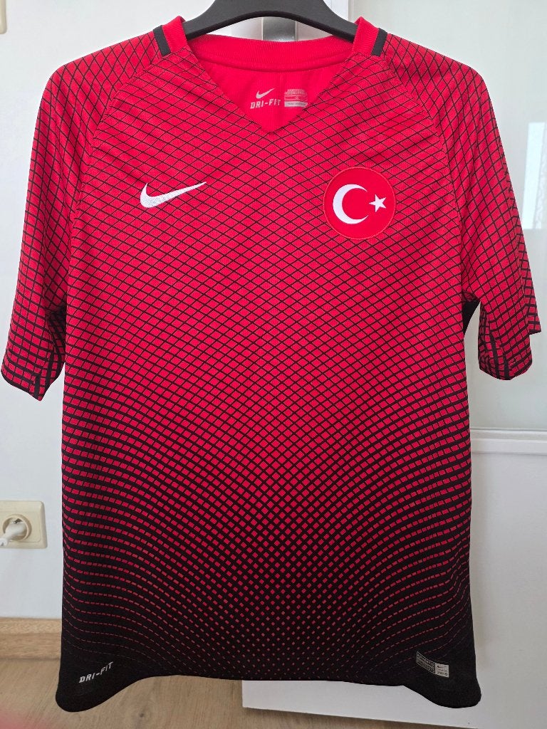 Maillot de football Turquie Nike original en très bon état, Enlèvement ou Envoi, Nike, Football, Rouge