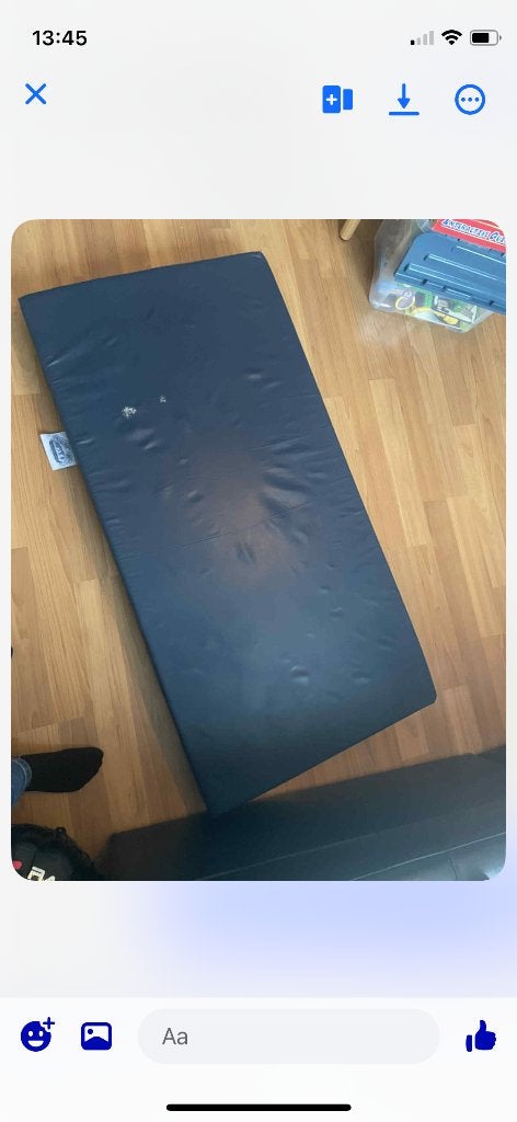 Kinderbed matras + hoes, Ophalen, Gebruikt, Minder dan 140 cm, Matras