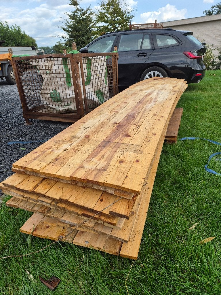 Houten planken, Doe-het-zelf en Bouw, Ophalen, Minder dan 25 mm, Grenen, Zo goed als nieuw