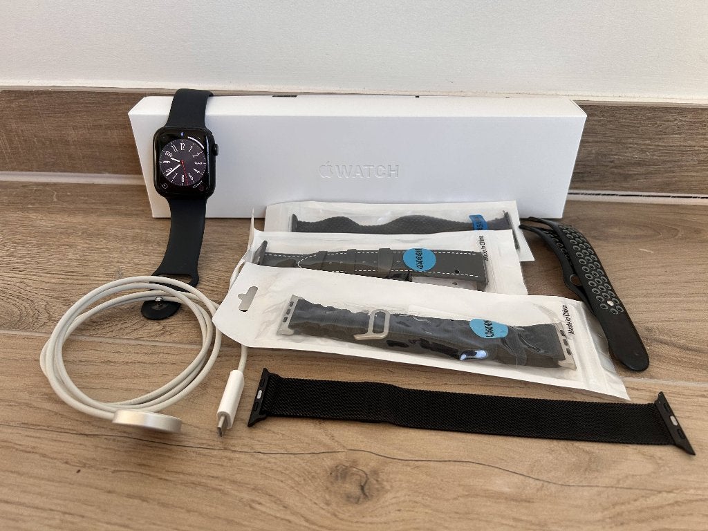 Apple Watch Series 8 45 mm, Étanche, Enlèvement ou Envoi, Apple Watch, IOS