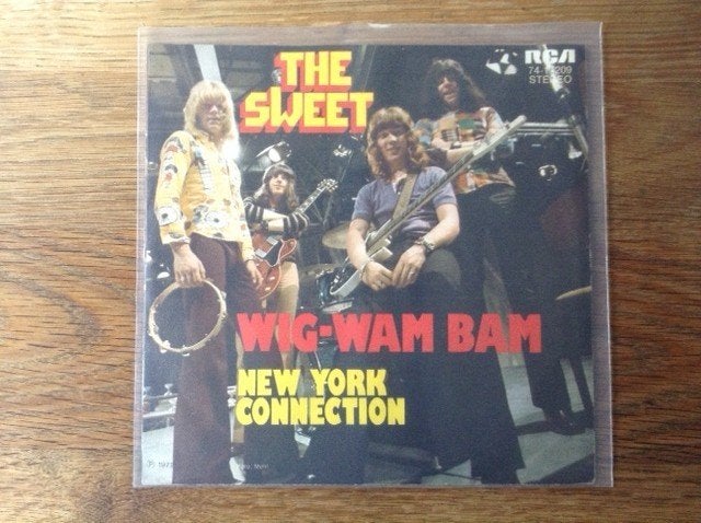 single the sweet, 7 inch, Ophalen of Verzenden, Beschermende buitenhoes, Rock en Metal