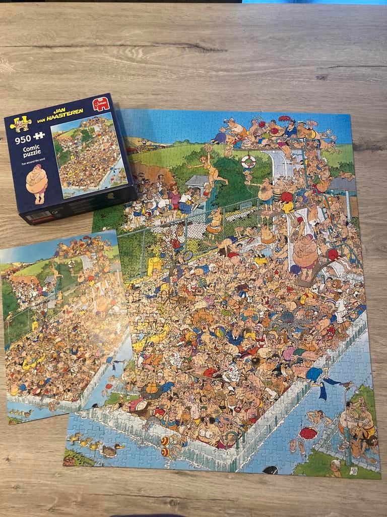 Puzzel Jan Van Haasteren 950 stuks, Ophalen of Verzenden, 500 t/m 1500 stukjes, Zo goed als nieuw, Legpuzzel