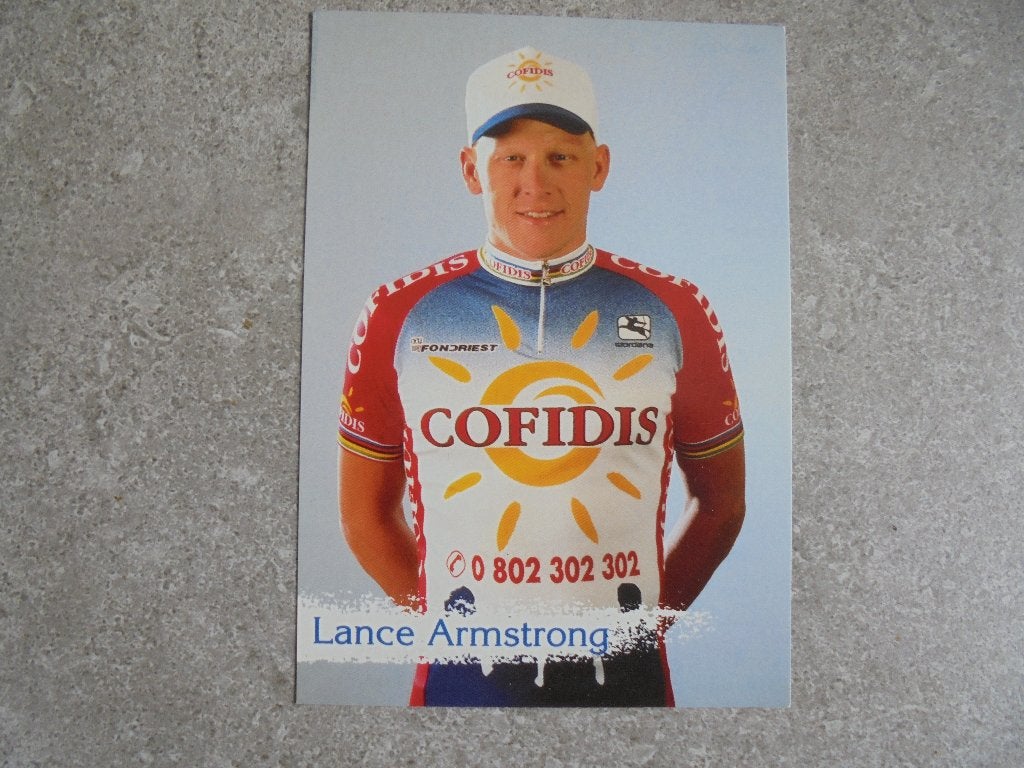 Wielerfoto Lance Armstrong, Verzenden