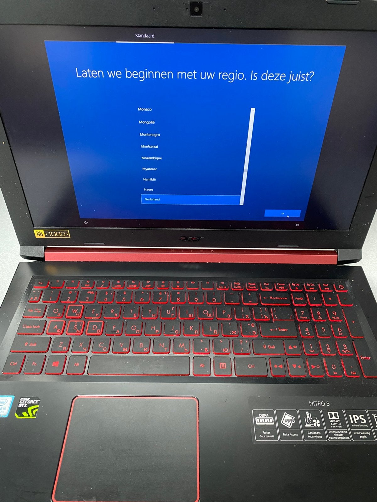 Acer Nitro, Informatique & Logiciels, Enlèvement, Comme neuf