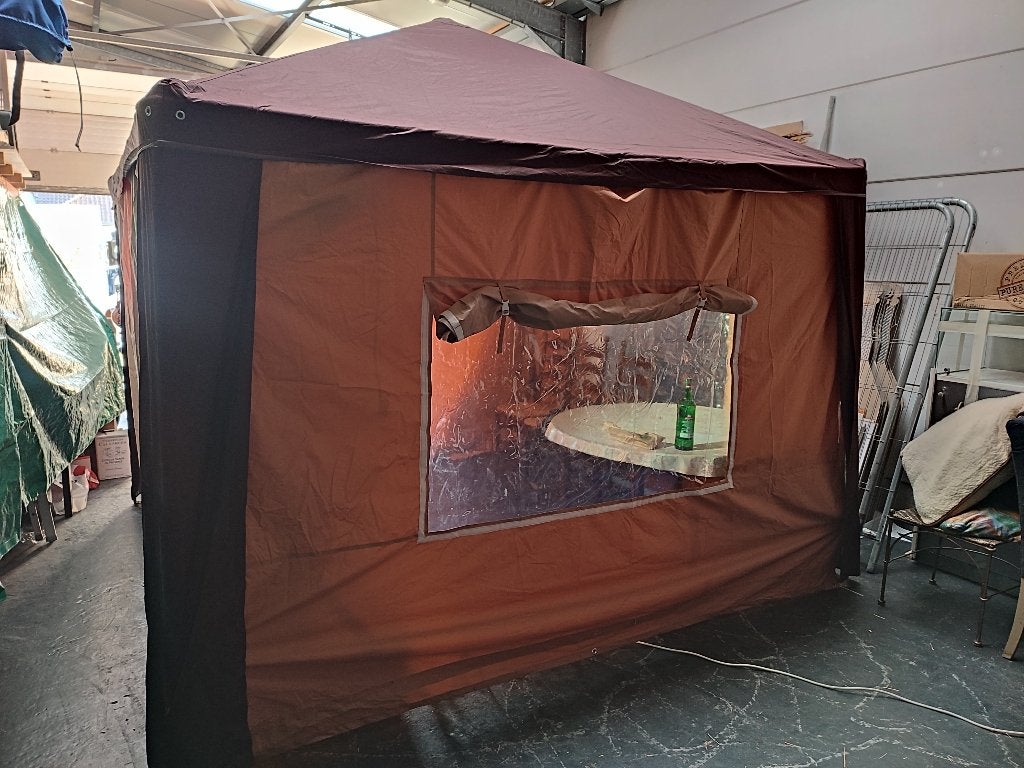 Partytent 3x3m met stevige buizen, Tuin en Terras, Ophalen, Partytent, Minder dan 4 meter, Zo goed als nieuw